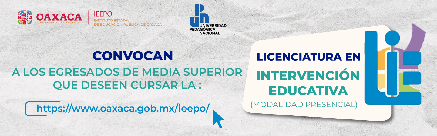 Licenciatura en Intervención Educativa