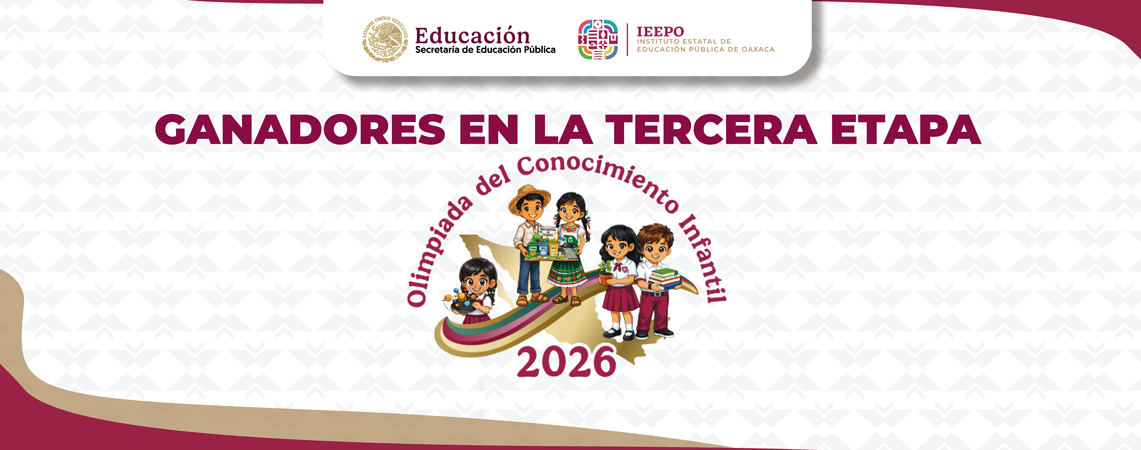 Ganadores del Concurso Olimpiada Infantil del Conocimiento 2026.