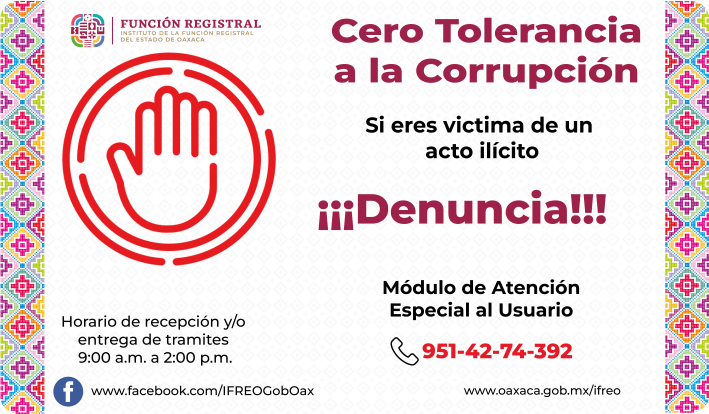 Cero Tolerancia a la Corrupción