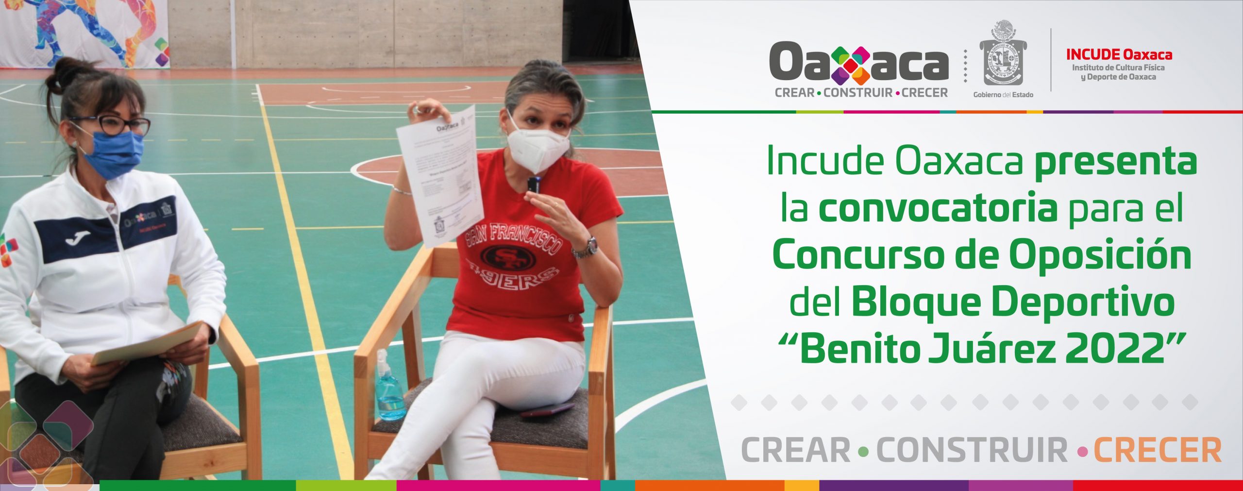 Incude Oaxaca presenta la convocatoria para el Concurso de Oposición del Bloque Deportivo “Benito Juárez 2022”
