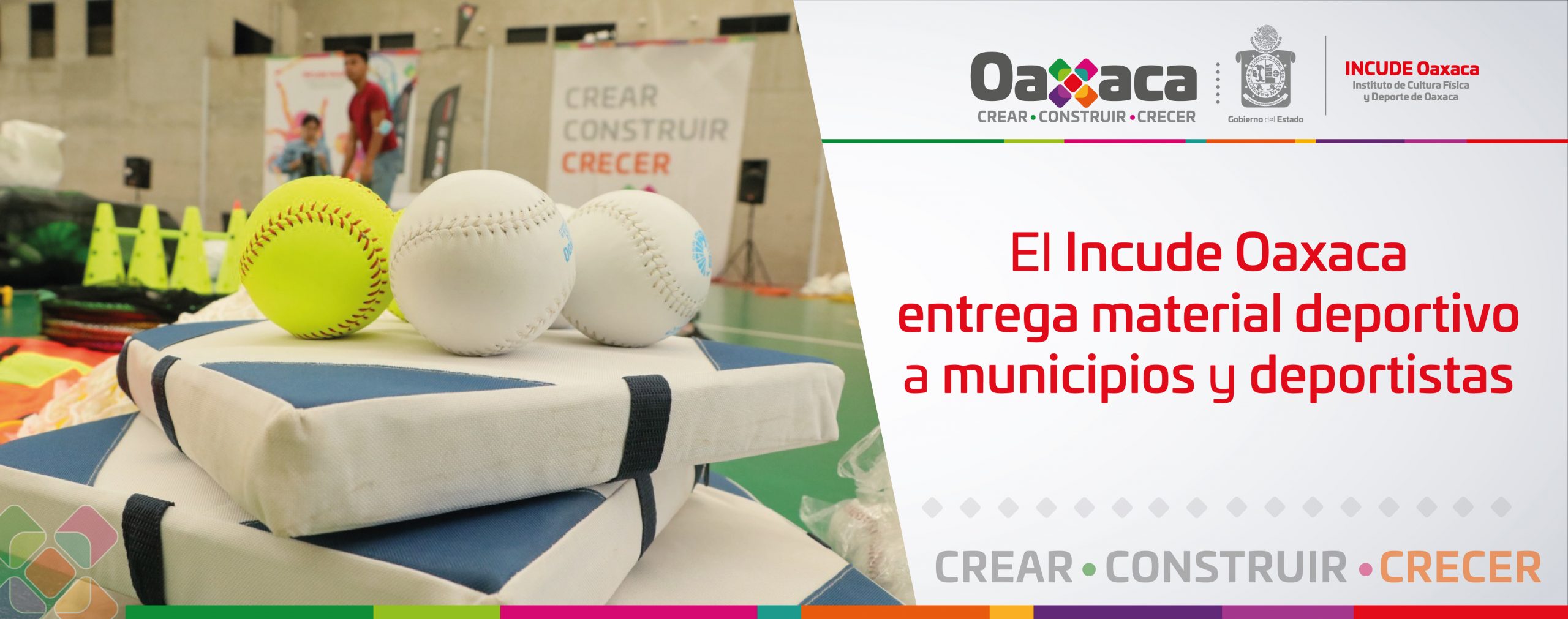 El Incude Oaxaca entrega material deportivo  a municipios y deportistas