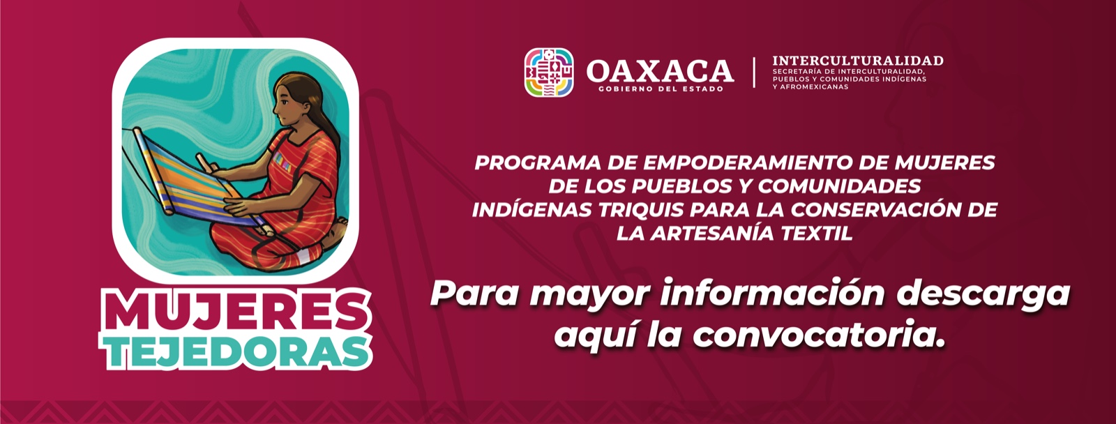 Convocatoria Mujeres Tejedoras 2025