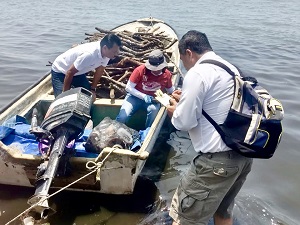 Descarta SEMAEDESO sargazo en playa San Vicente, Juchitán