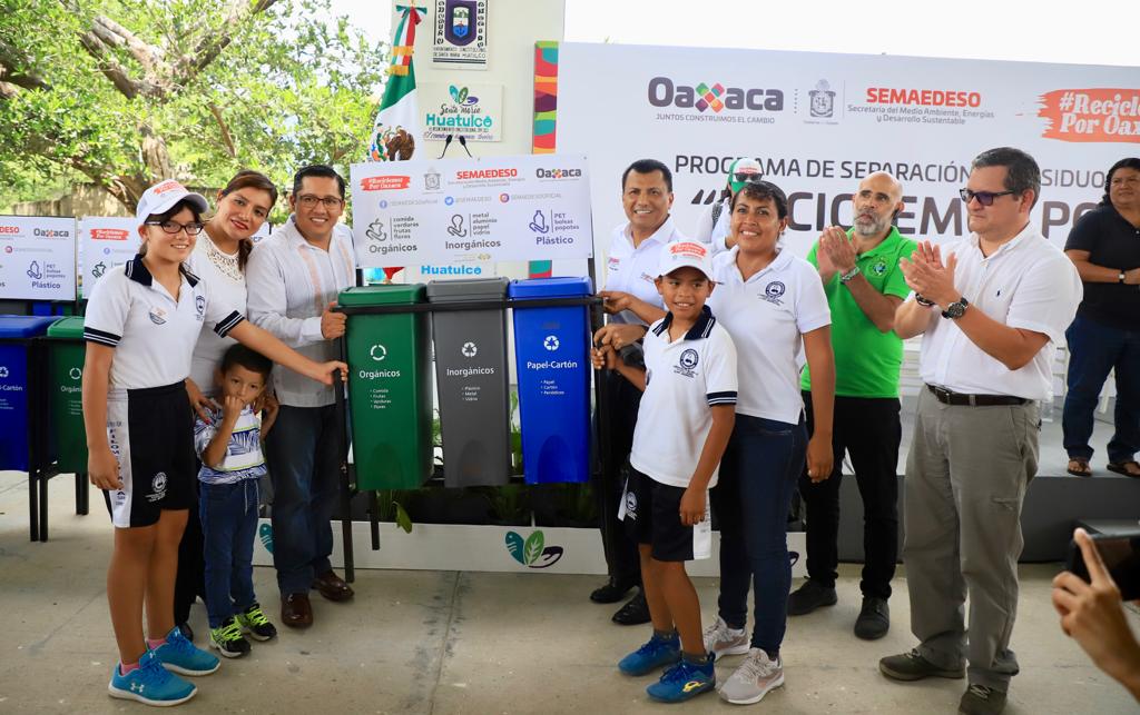 Integra SEMAEDESO a Santa María Huatulco en el Programa Estatal «Reciclemos por Oaxaca»