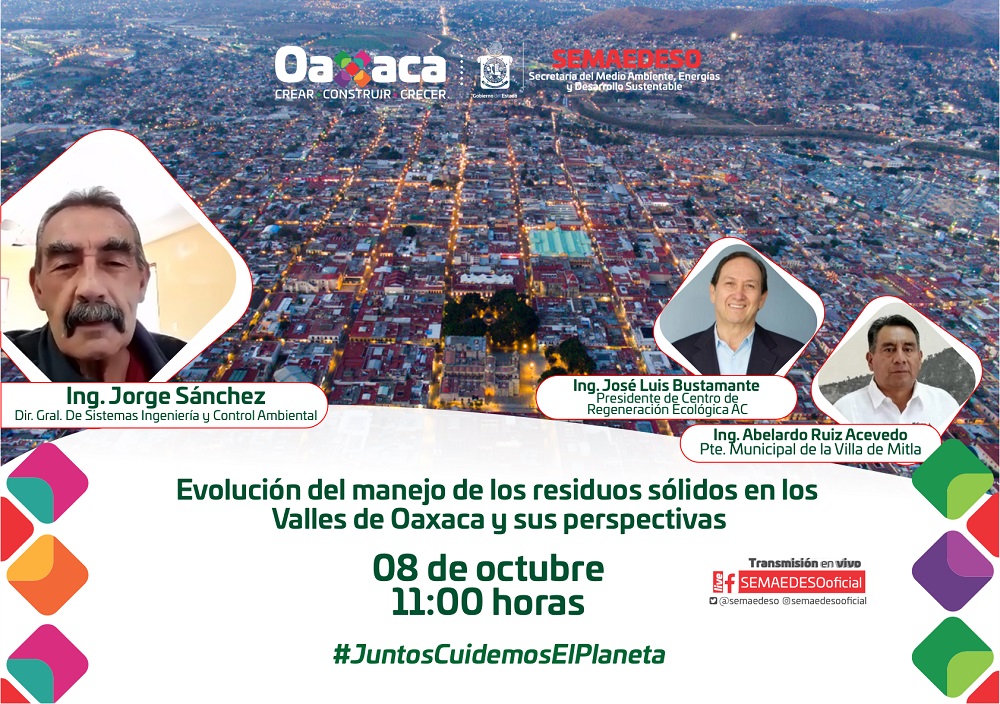 Expondrá Semaedeso la cronología y perspectivas del manejo de los residuos sólidos en Oaxaca
