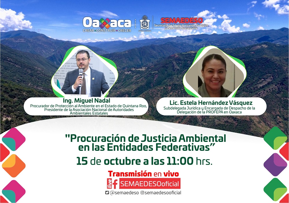 Proyectará SEMAEDESO panel virtual sobre Procuración Ambiental
