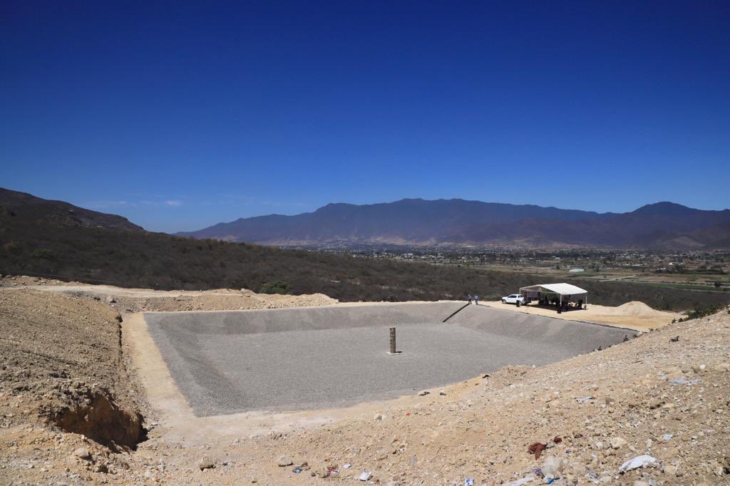 Supervisa Semaedeso obras de ampliación del relleno sanitario en Santa María del Tule