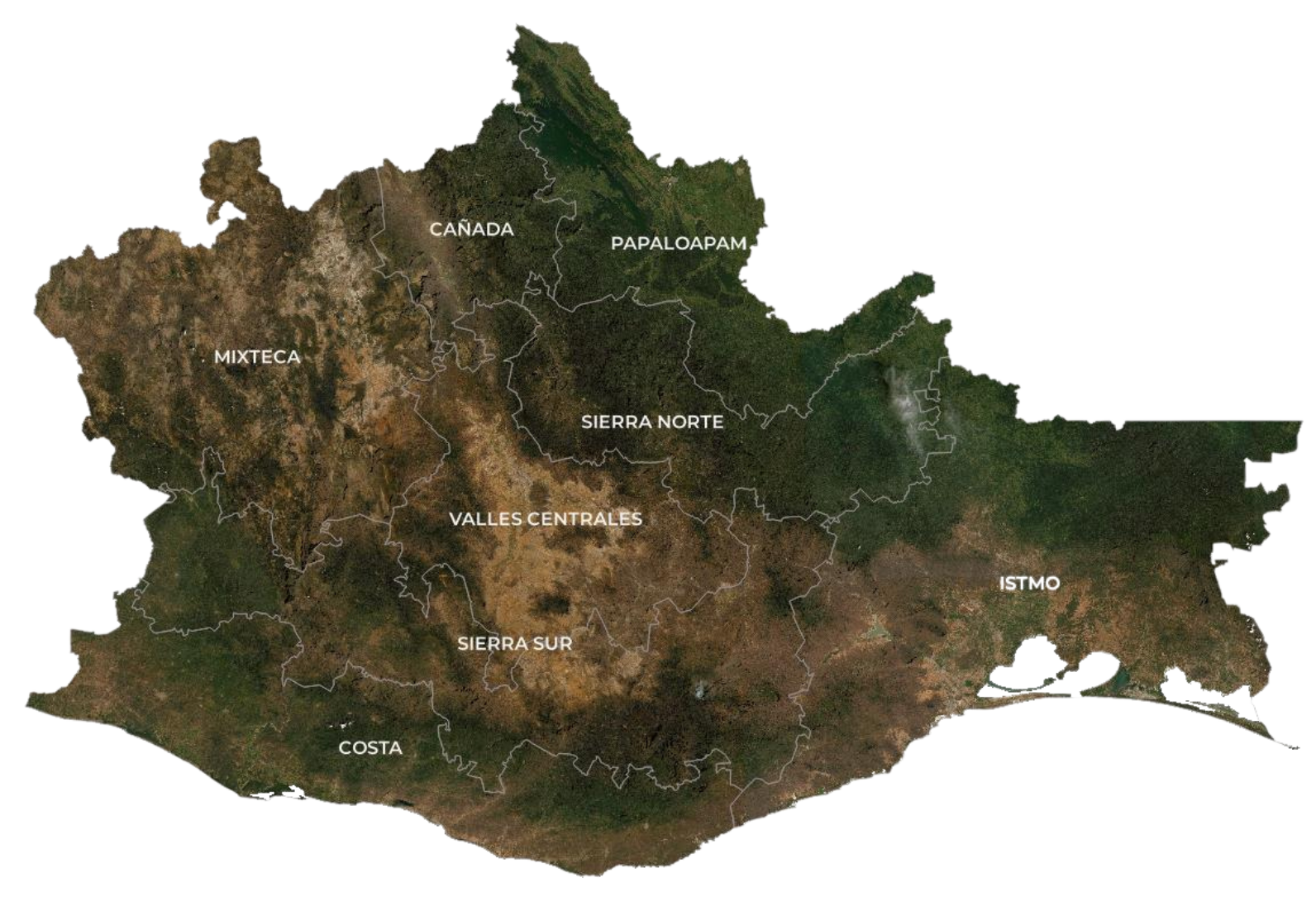 Mapa de Oaxaca