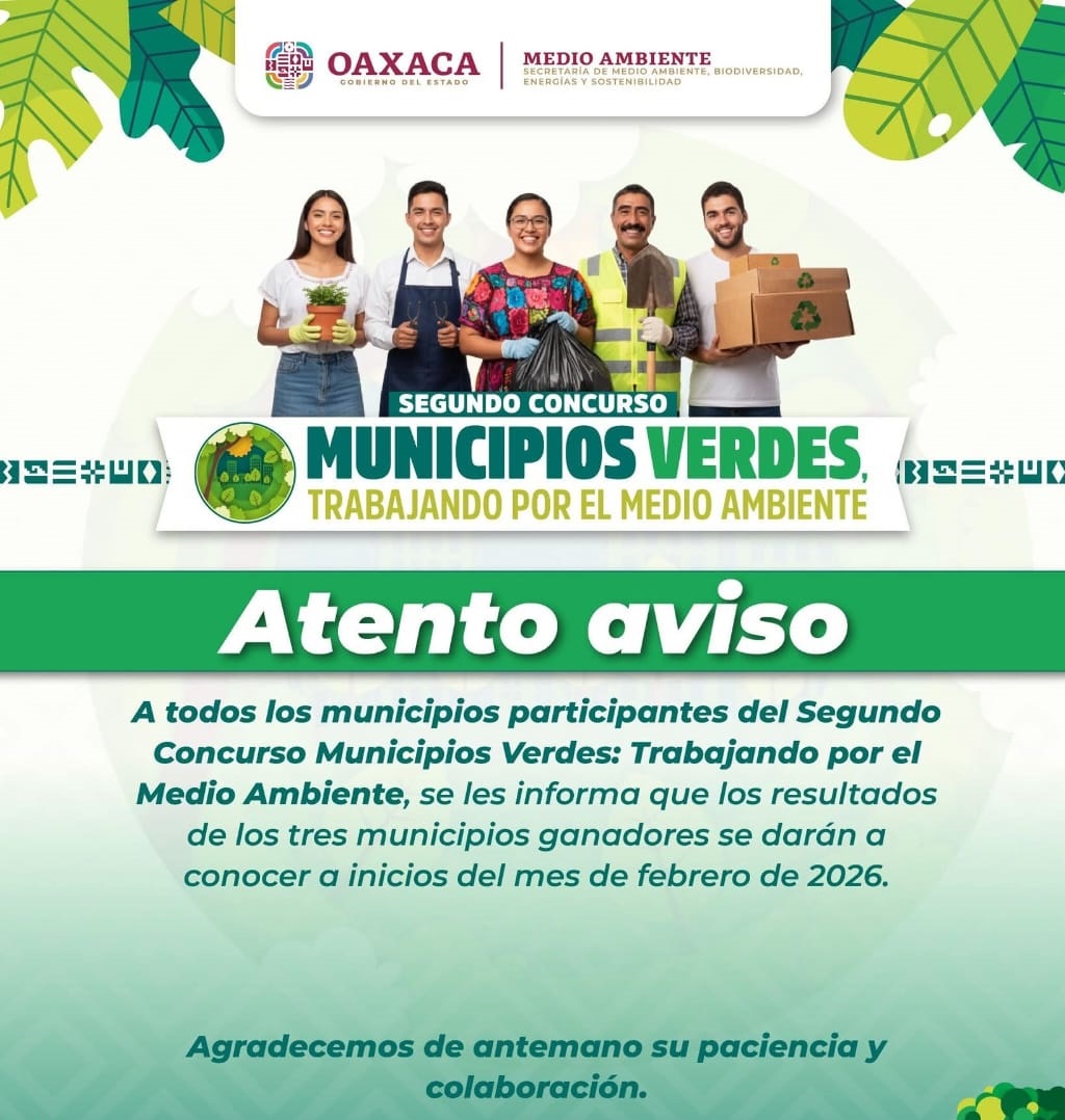 Aviso municipios verdes