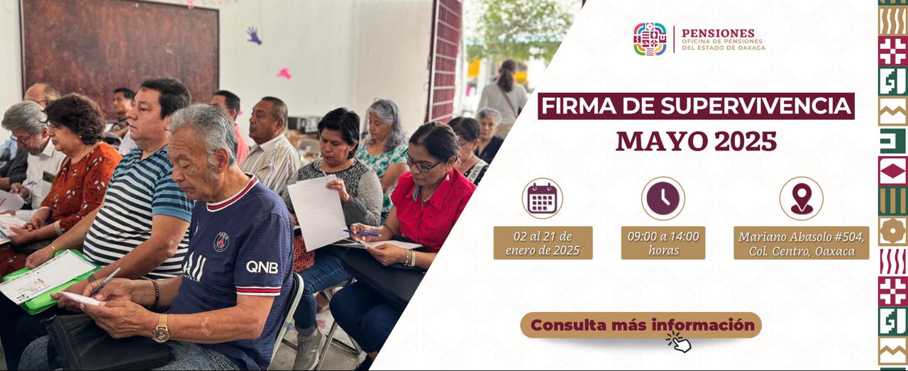 Supervivencia Segundo Periodo Mayo 2025
