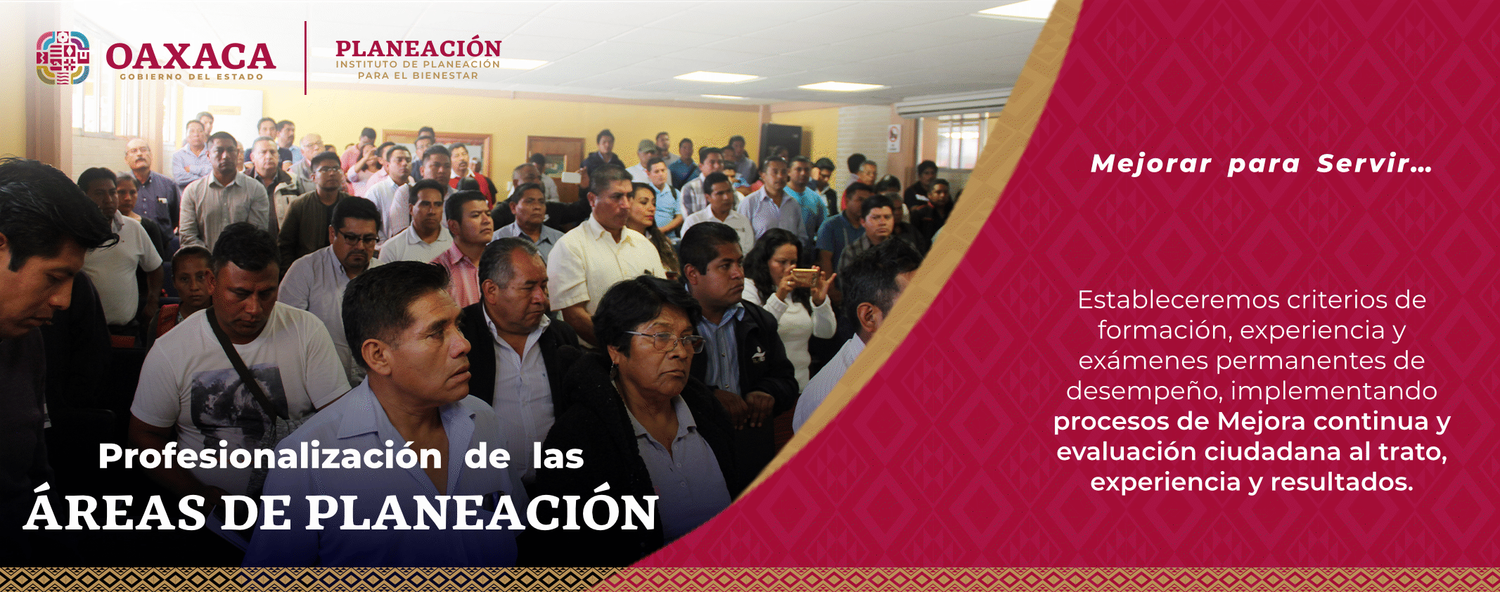 Profesionalización de las áreas de planeación
