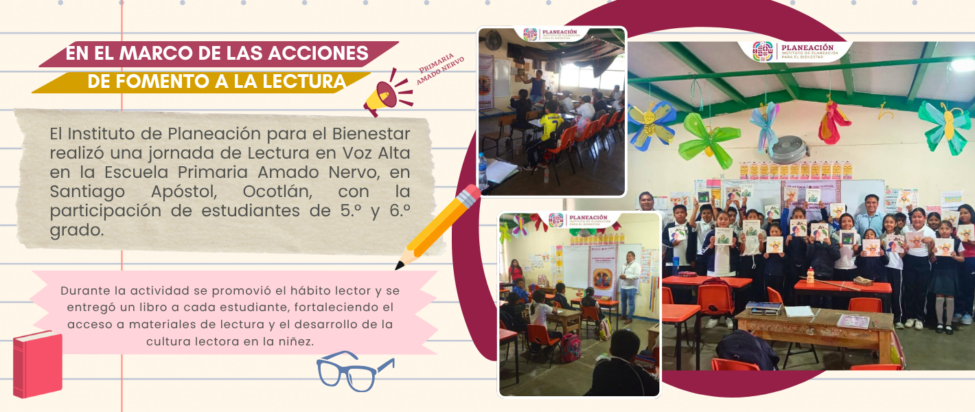 En el marco de las acciones de fomento a la lectura