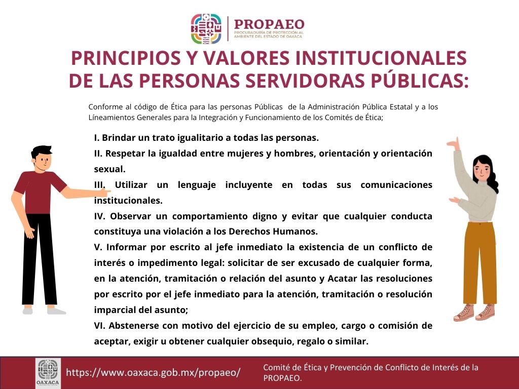 Principios y Valores Institucionales