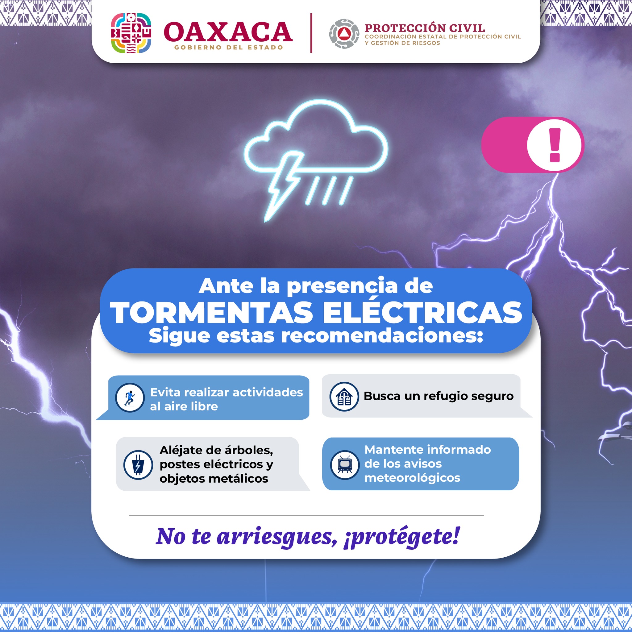 Recomendaciones en caso de sismo