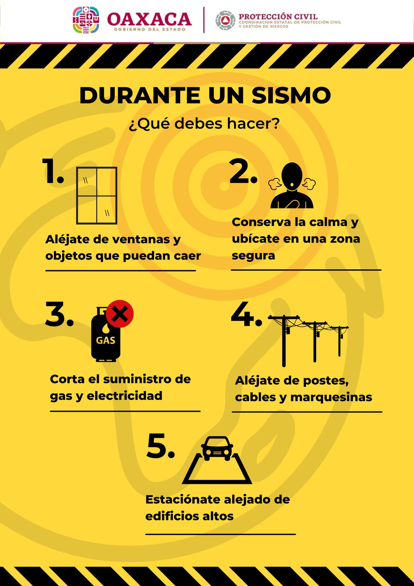 Durante un sismo