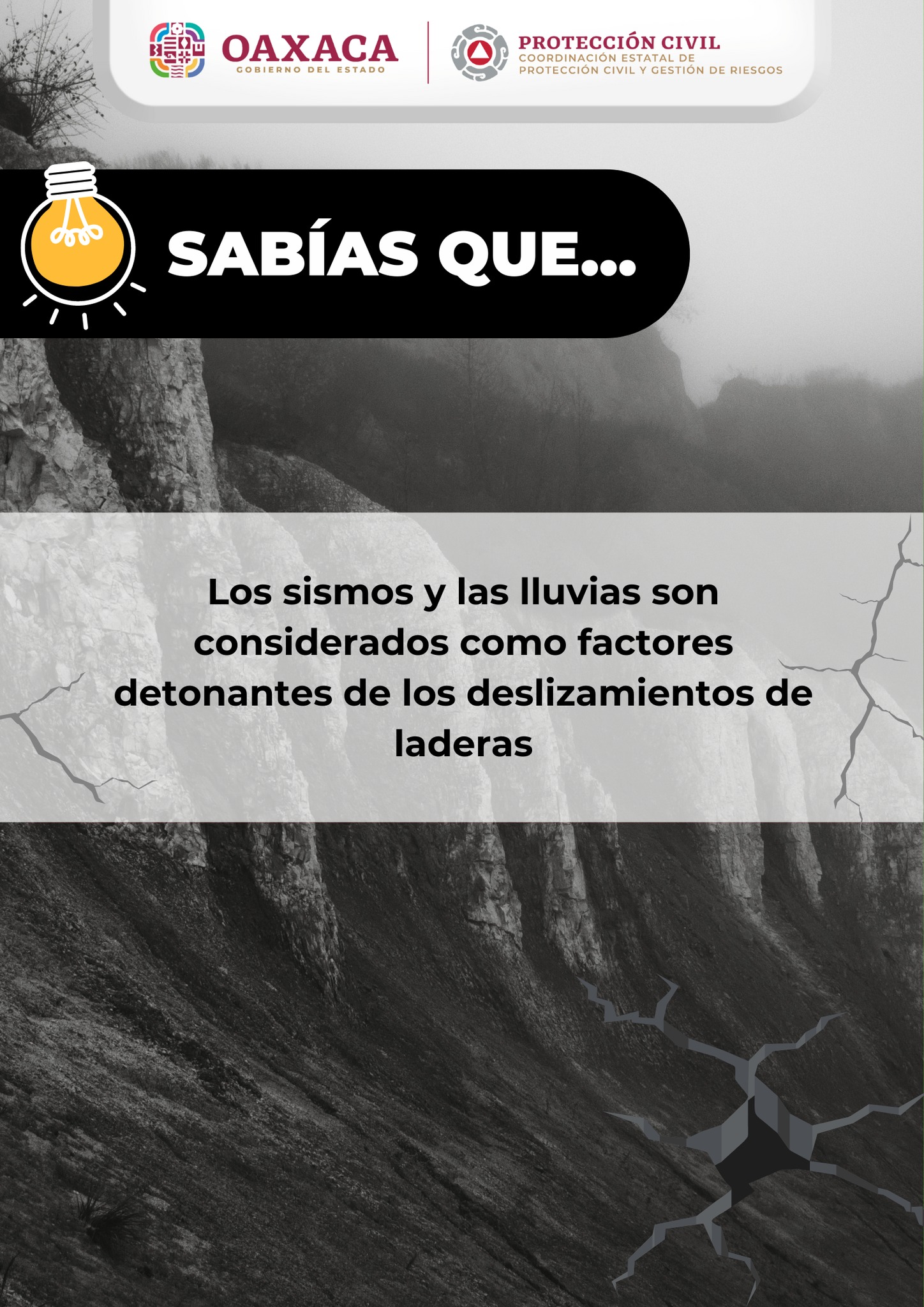 Sismo y lluvias
