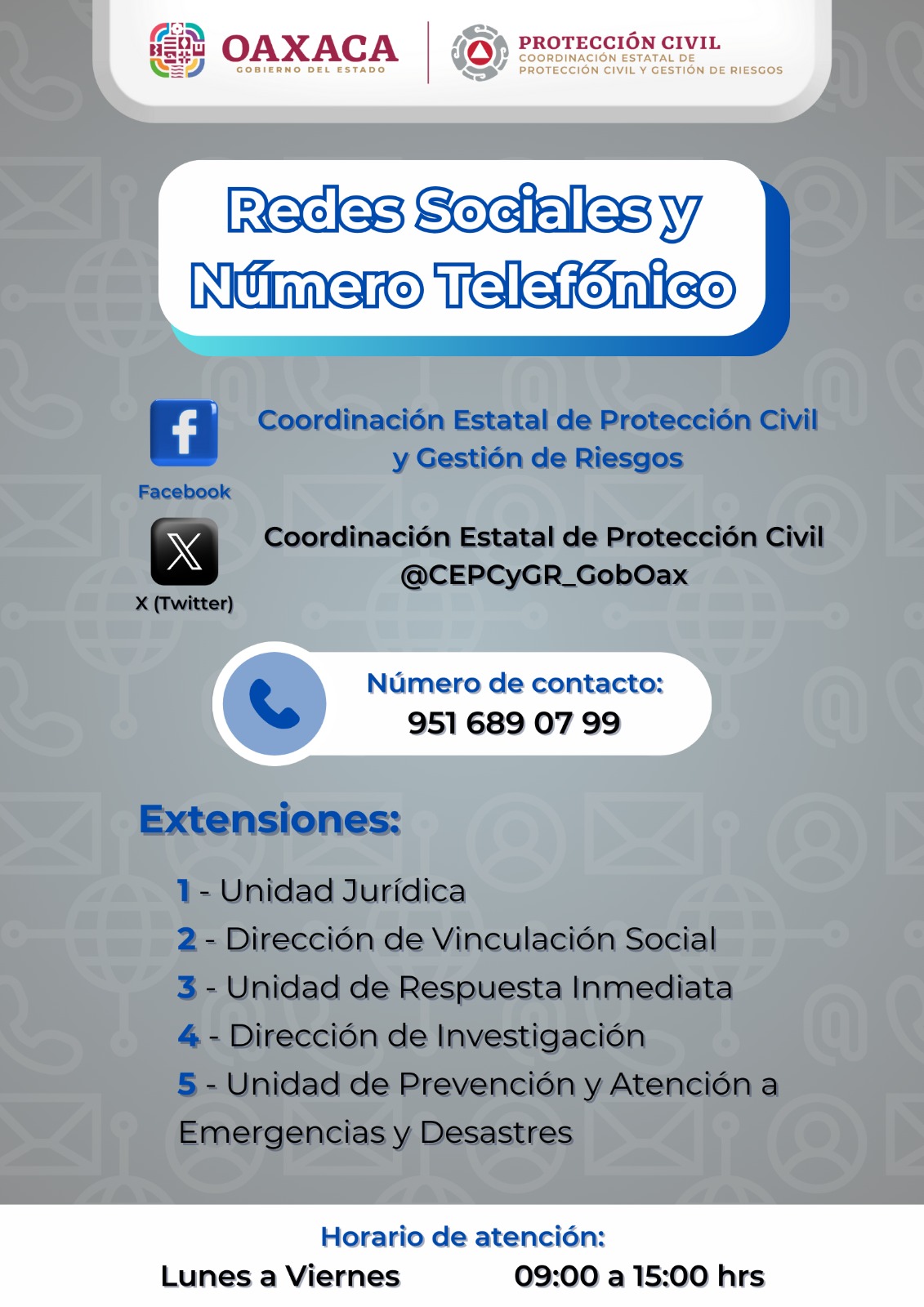 Teléfono y Extensiones