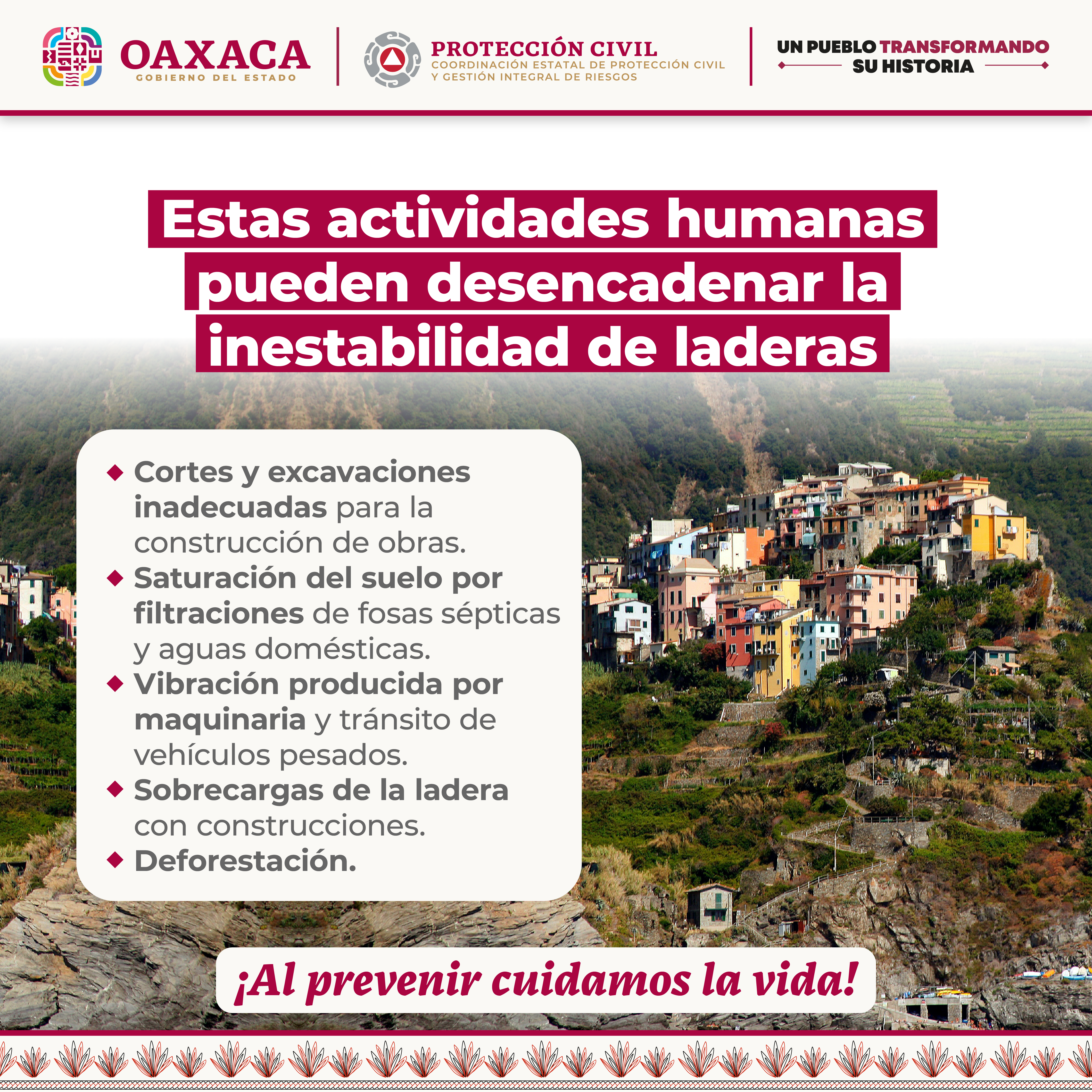  INESTABILIDAD DE LADERAS POR LLUVIAS