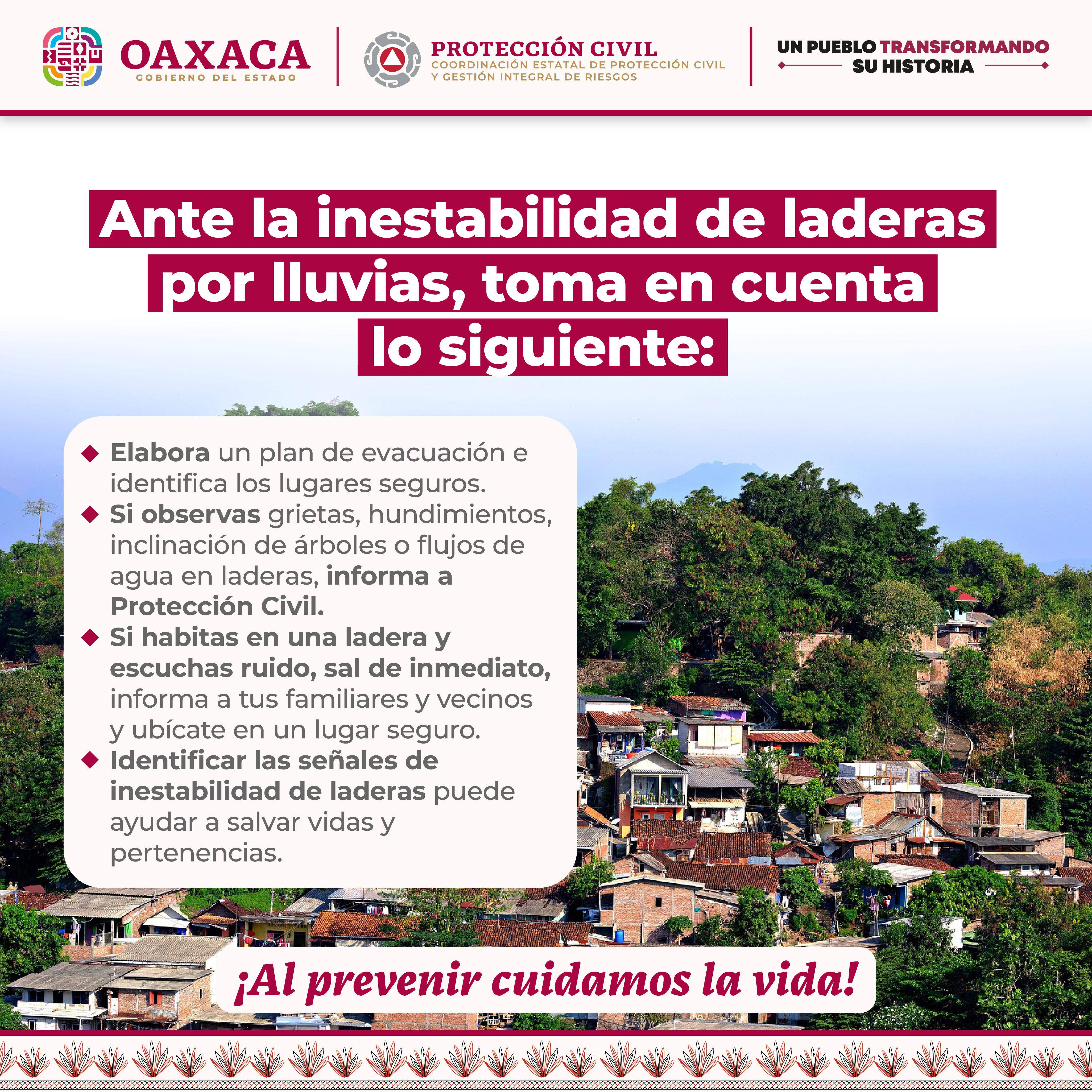  INESTABILIDAD DE LADERAS POR LLUVIAS