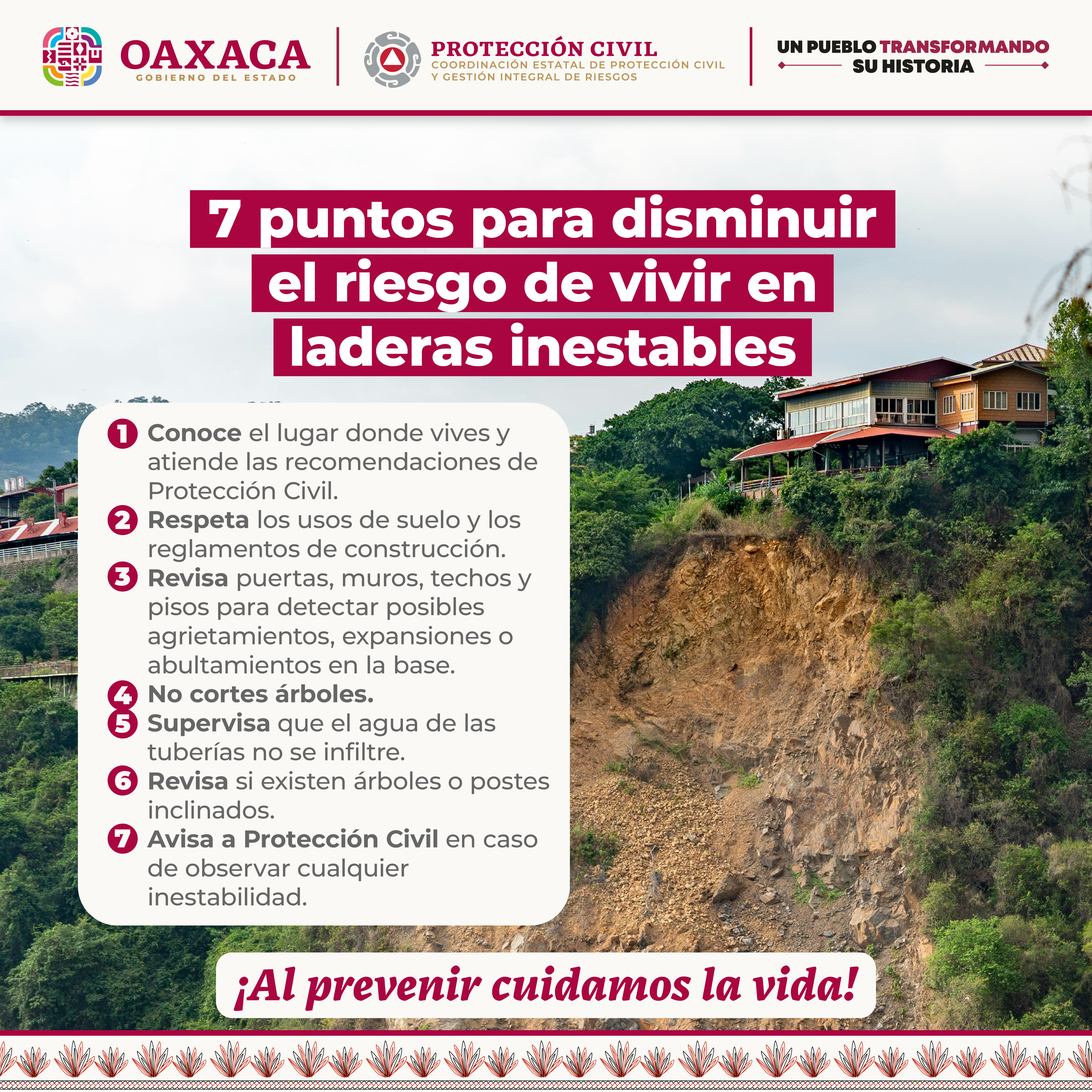  INESTABILIDAD DE LADERAS POR LLUVIAS