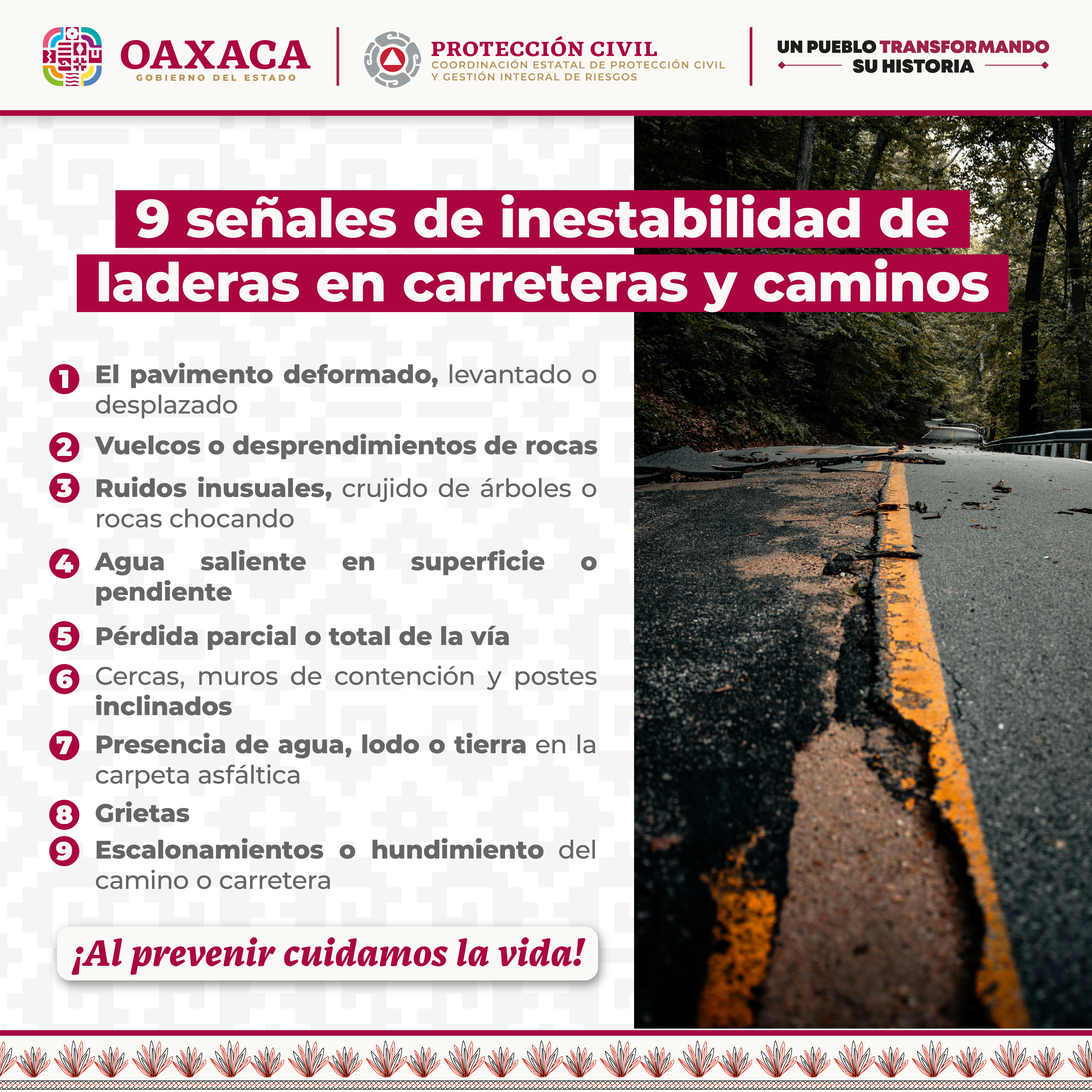  INESTABILIDAD DE LADERAS POR LLUVIAS