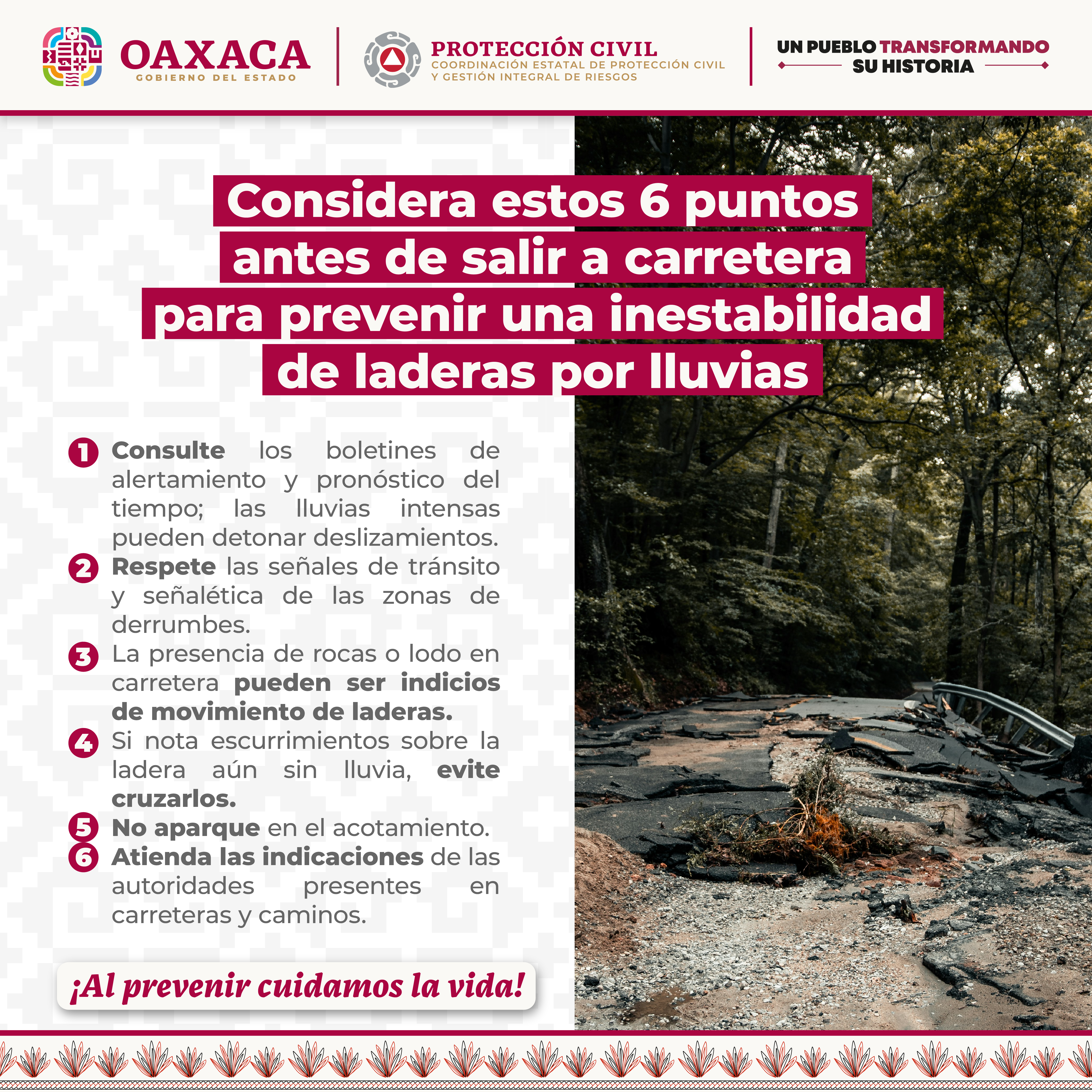 INESTABILIDAD DE LADERAS POR LLUVIAS
