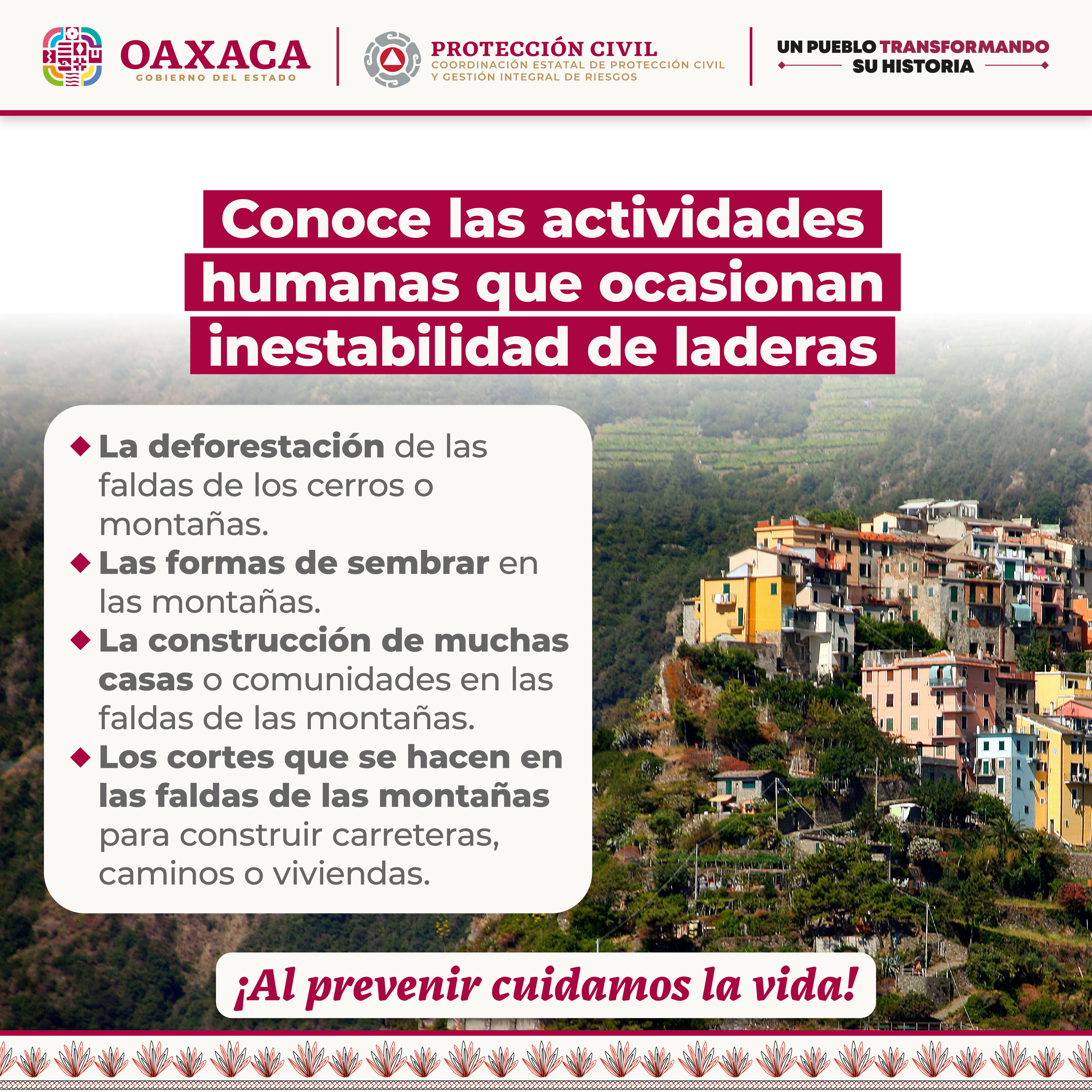  INESTABILIDAD DE LADERAS POR LLUVIAS