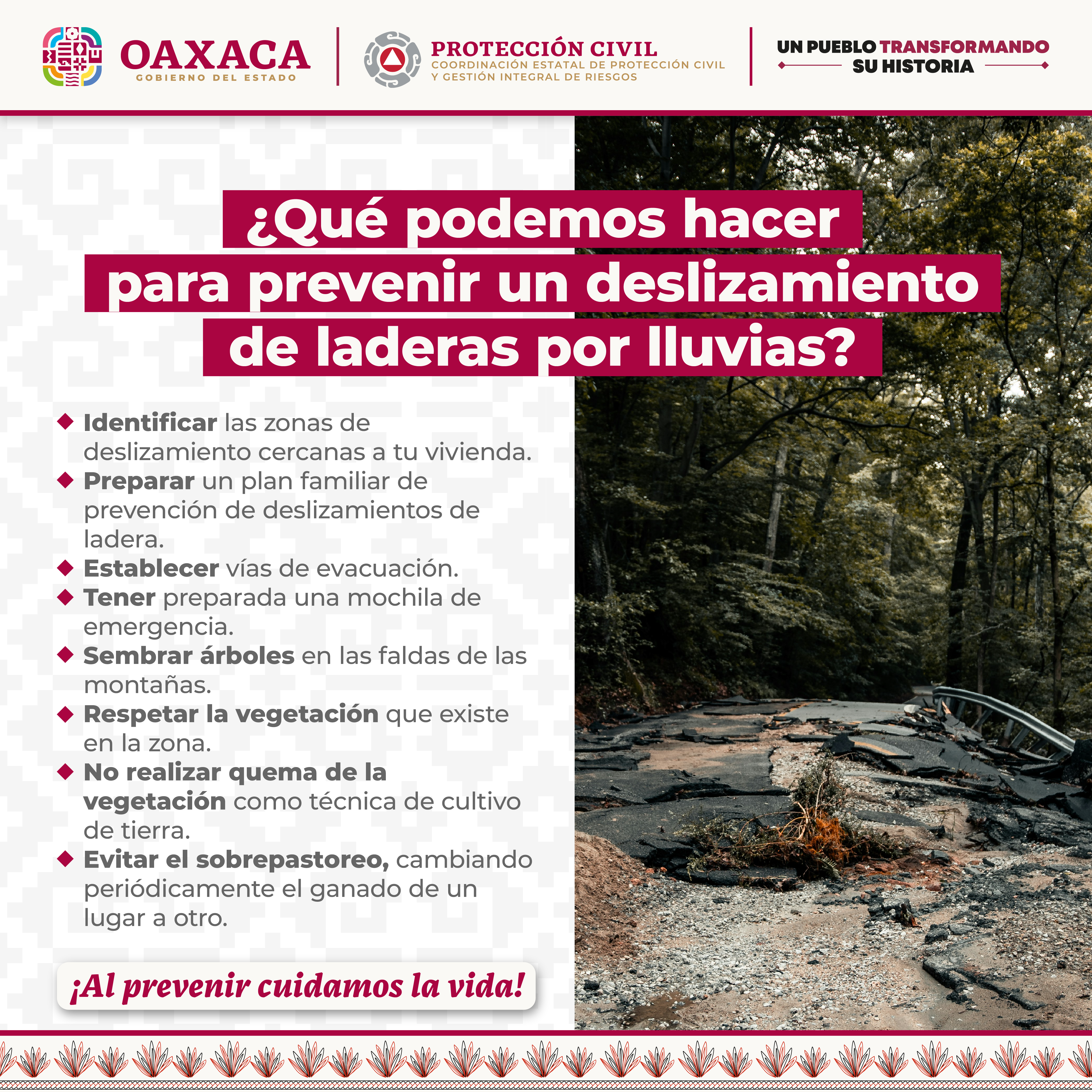  INESTABILIDAD DE LADERAS POR LLUVIAS
