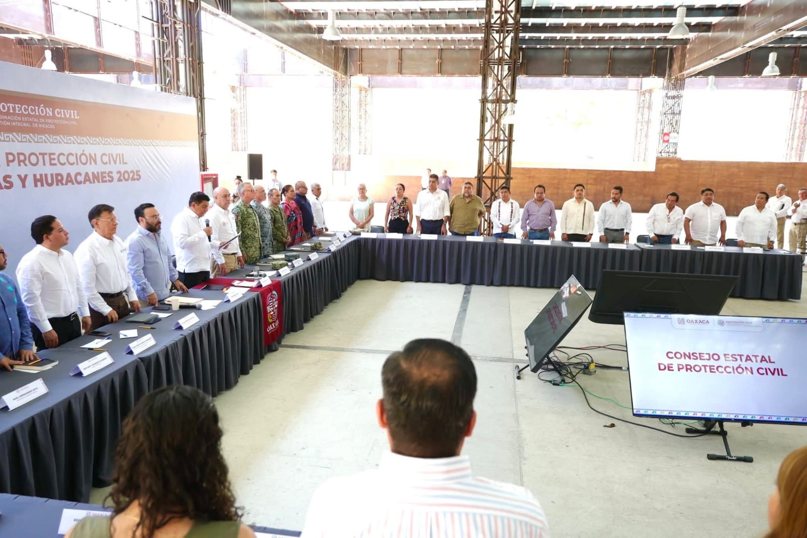 Instalación del Consejo Estatal de Protección Civil, Declaración de Sesión Permanente Para Temporada de Lluvias y Ciclones Tropicales 2025 