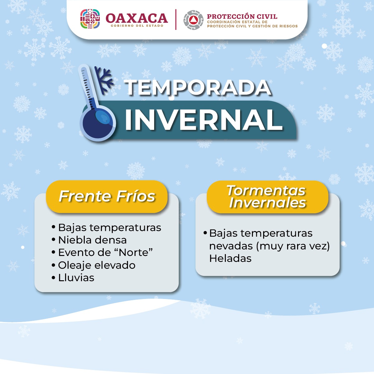TEMPORADA INVERNAL 