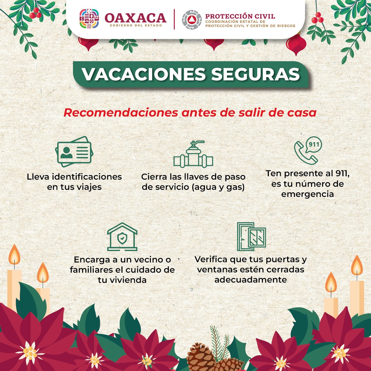 vacaciones seguras