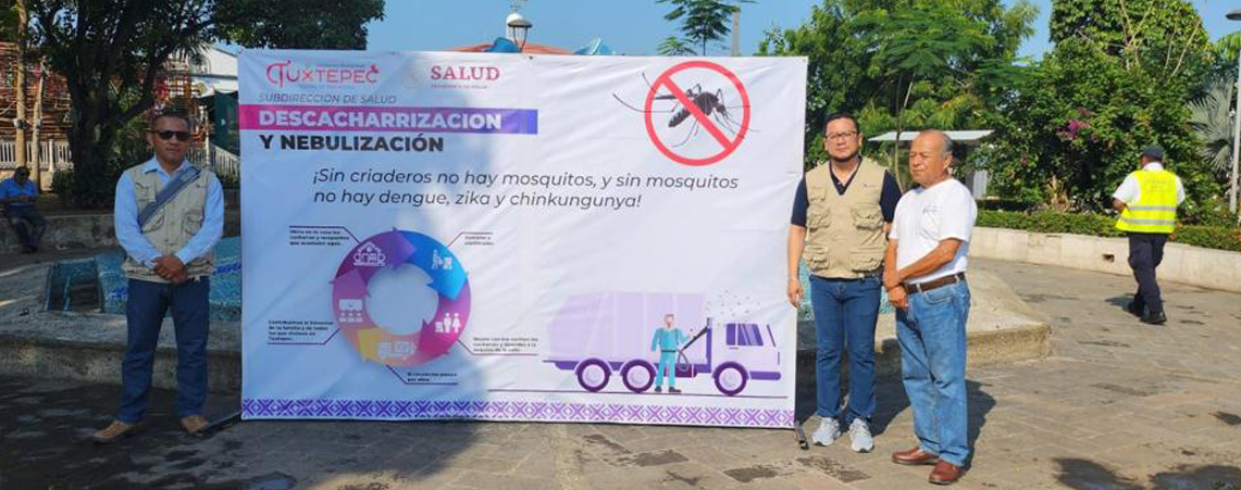 Arranca Jornada de Descacharrización y Nebulización 2023 en Tuxtepec