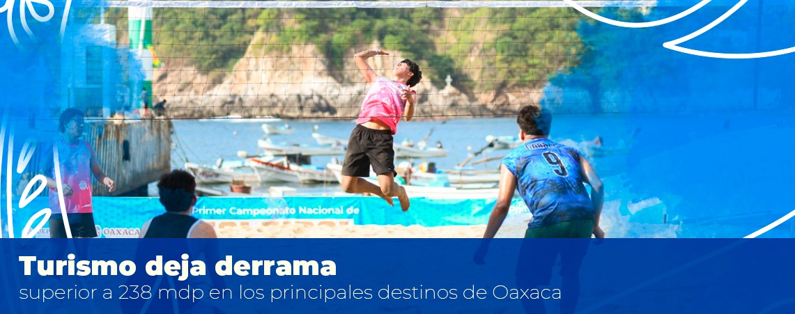 Turismo deja derrama superior a 238 mdp en los principales destinos de Oaxaca