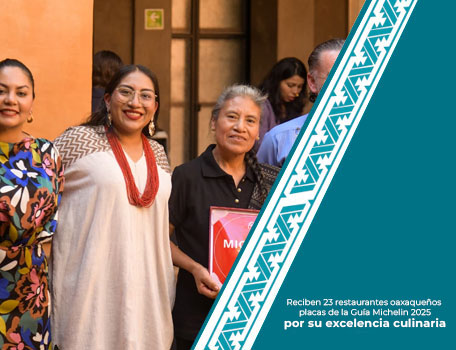 Reciben 23 restaurantes oaxaqueños placas de la Guía Michelin 2025 por su excelencia culinaria