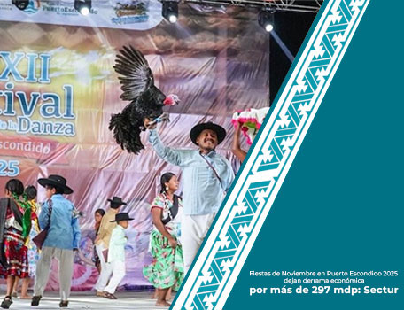 Fiestas de Noviembre en Puerto Escondido 2025 dejan derrama económica por más de 297 mdp: Sectur