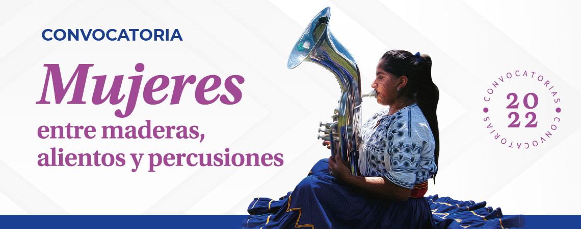Convocatoria “Mujeres entre maderas, alientos y percusiones”