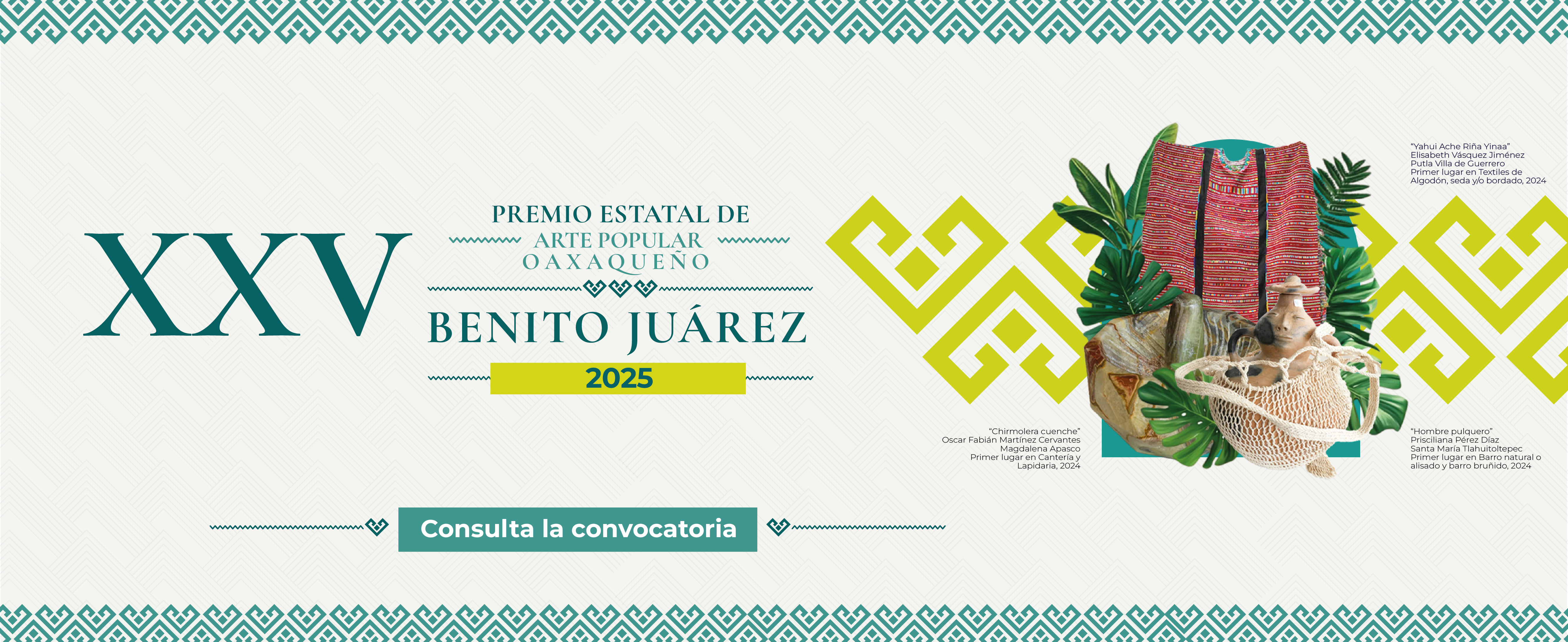 BANNER ARTE POPULAR OAXAQUEÑO BENITO JUÁREZ 2025