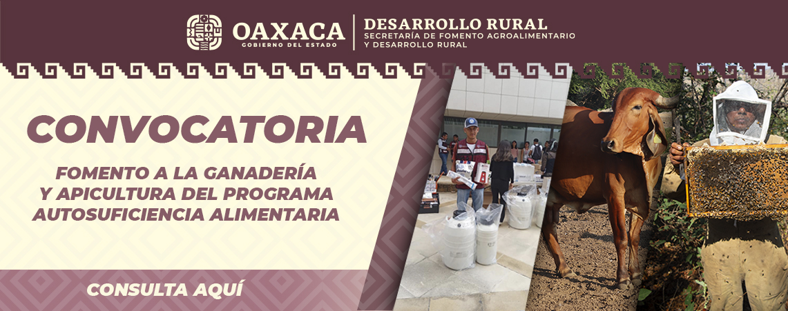 FOMENTO A LA GANADERIA Y APICULTURA DEL PROGRAMA AUTOSUFICIENCIA ALIMENTARIA