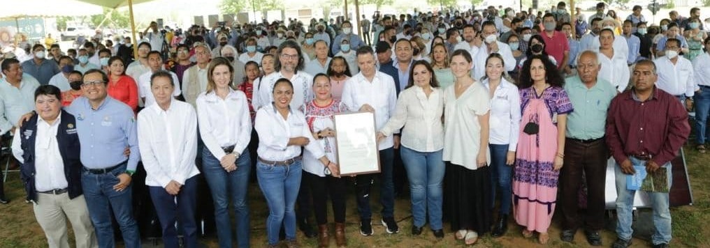 El Gobierno de México entrega a la comunidad del Valle de Tehuacán-Cuicatlán el certificado de la inscripción en la Lista del Patrimonio Mundial