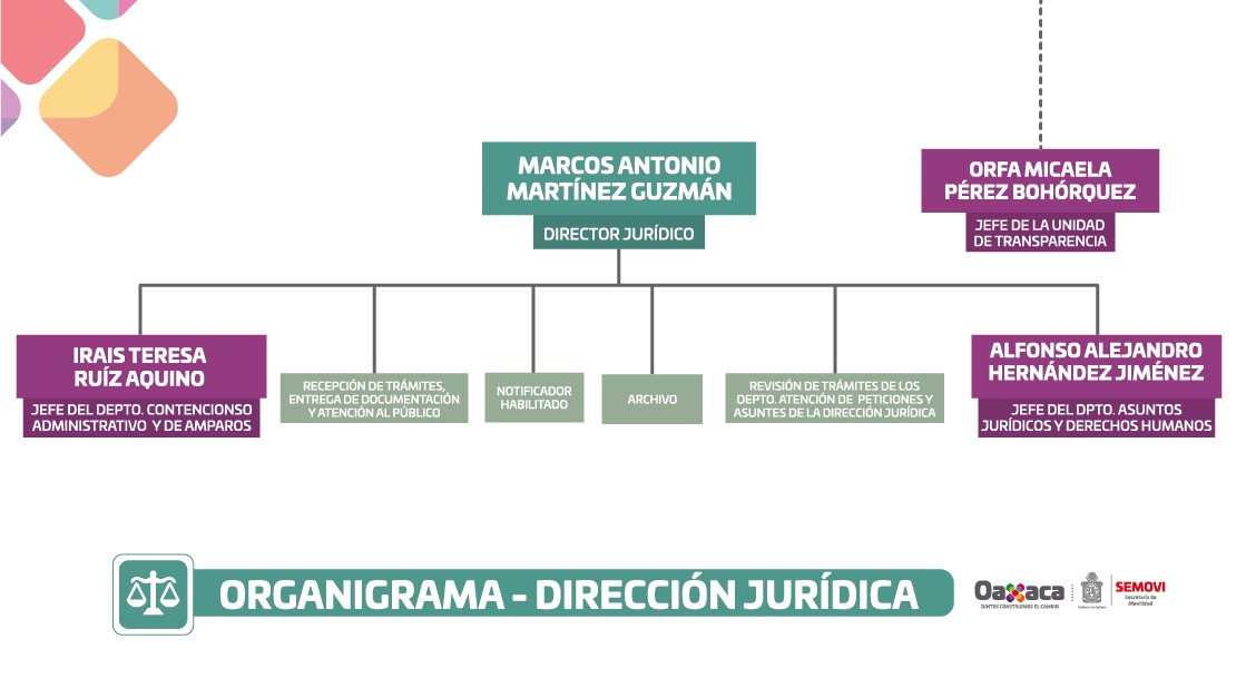 organigrama - DIRECCION JURIDICA
