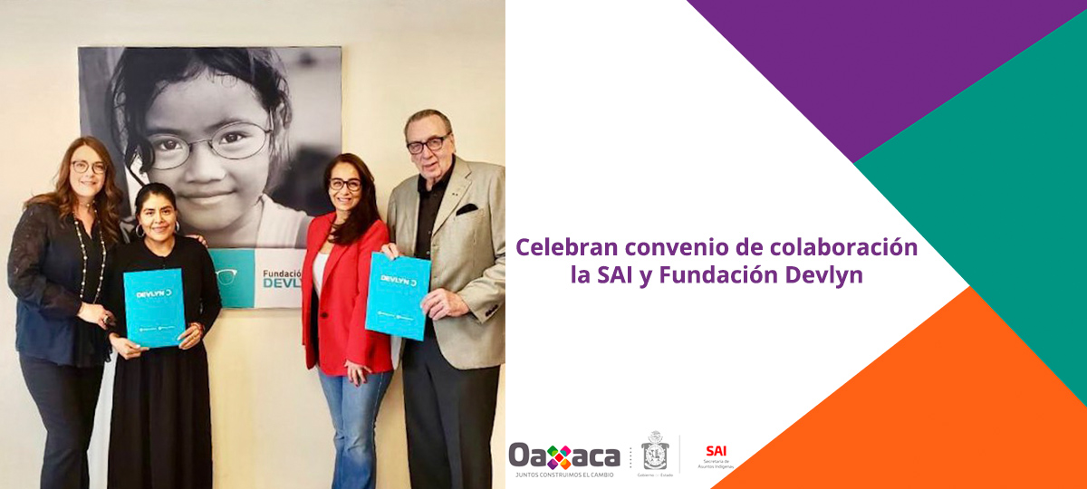 Celebran convenio de colaboración la SAI y Fundación Devlyn Celebran convenio de colaboración la SAI y Fundación Devlyn