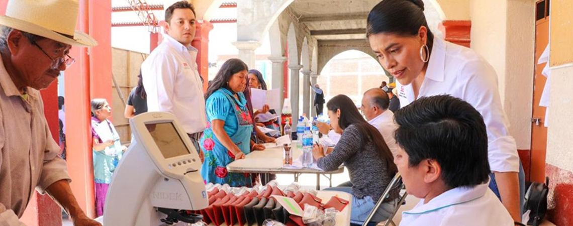 Gobierno de Oaxaca lleva salud visual a las comunidades indígenas y afromexicanas Gobierno de Oaxaca lleva salud visual a las comunidades indígenas y afromexicanas