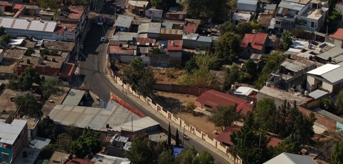 Obra terminada en Av. La Paz