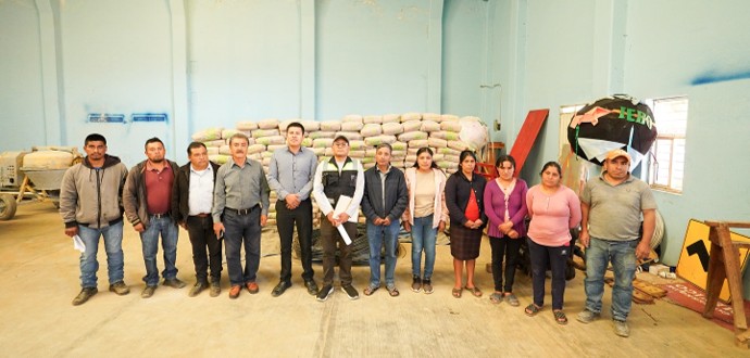 Entrega de materiales – San Marcial Ozolotepec