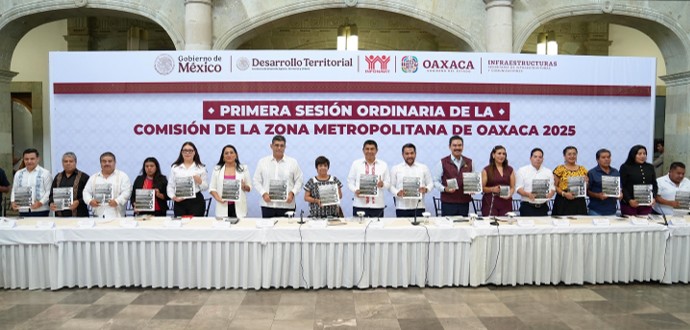 Primera Sesión Ordinaria 2025 de la Comisión de la Zona Metropolitana de Oaxaca