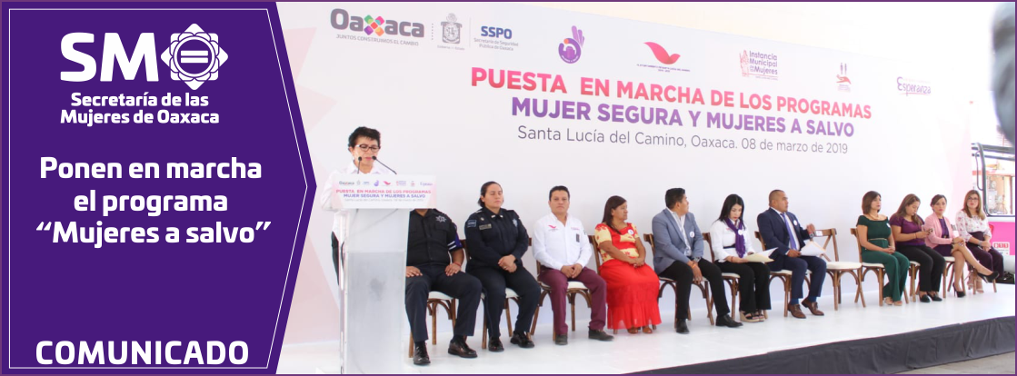 Ponen en marcha el programa “Mujeres a salvo”