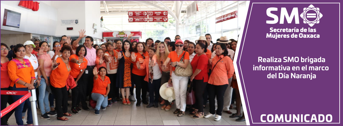 Realiza SMO brigada informativa en el marco del Día Naranja