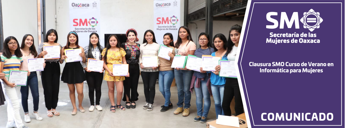 Clausura SMO Curso de Verano en Informática para Mujeres