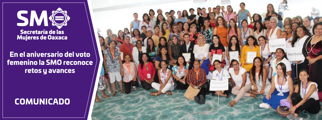 En el aniversario del voto femenino la SMO reconoce retos y avances
