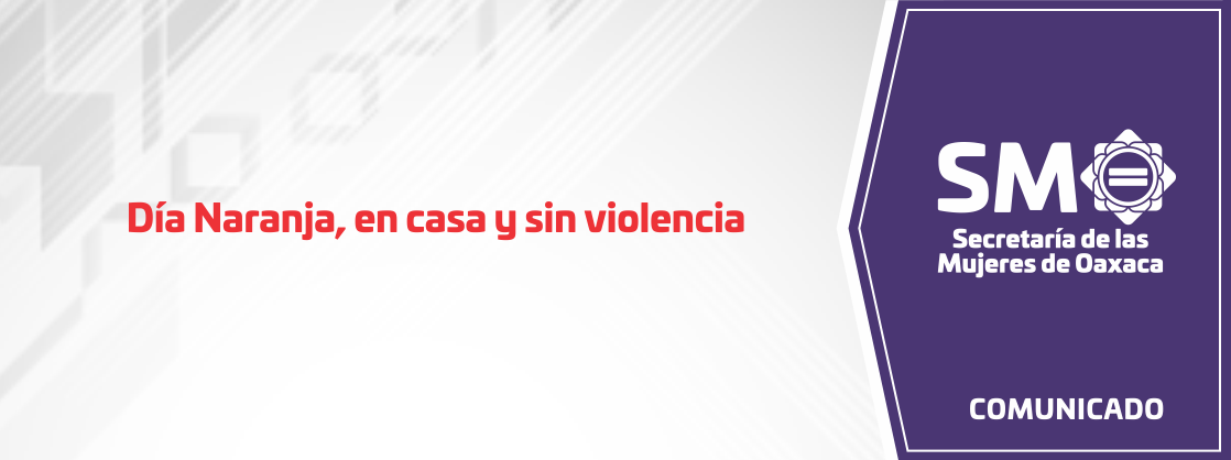 Día Naranja, en casa y sin violencia